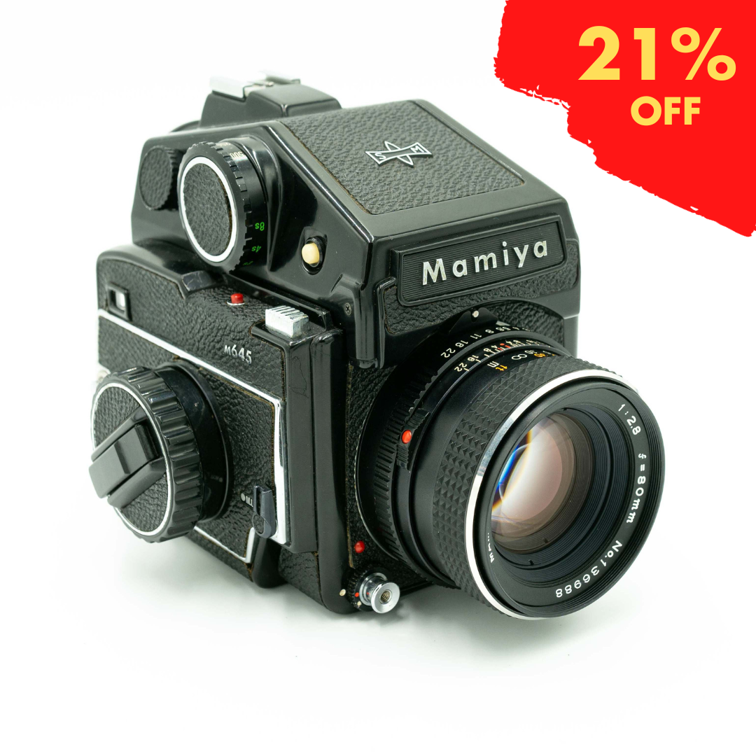 MAMIYA M645 + 80mm 1:2.8 ケース付き Mamiya M645 SEKOR C 1:2.8 80mm