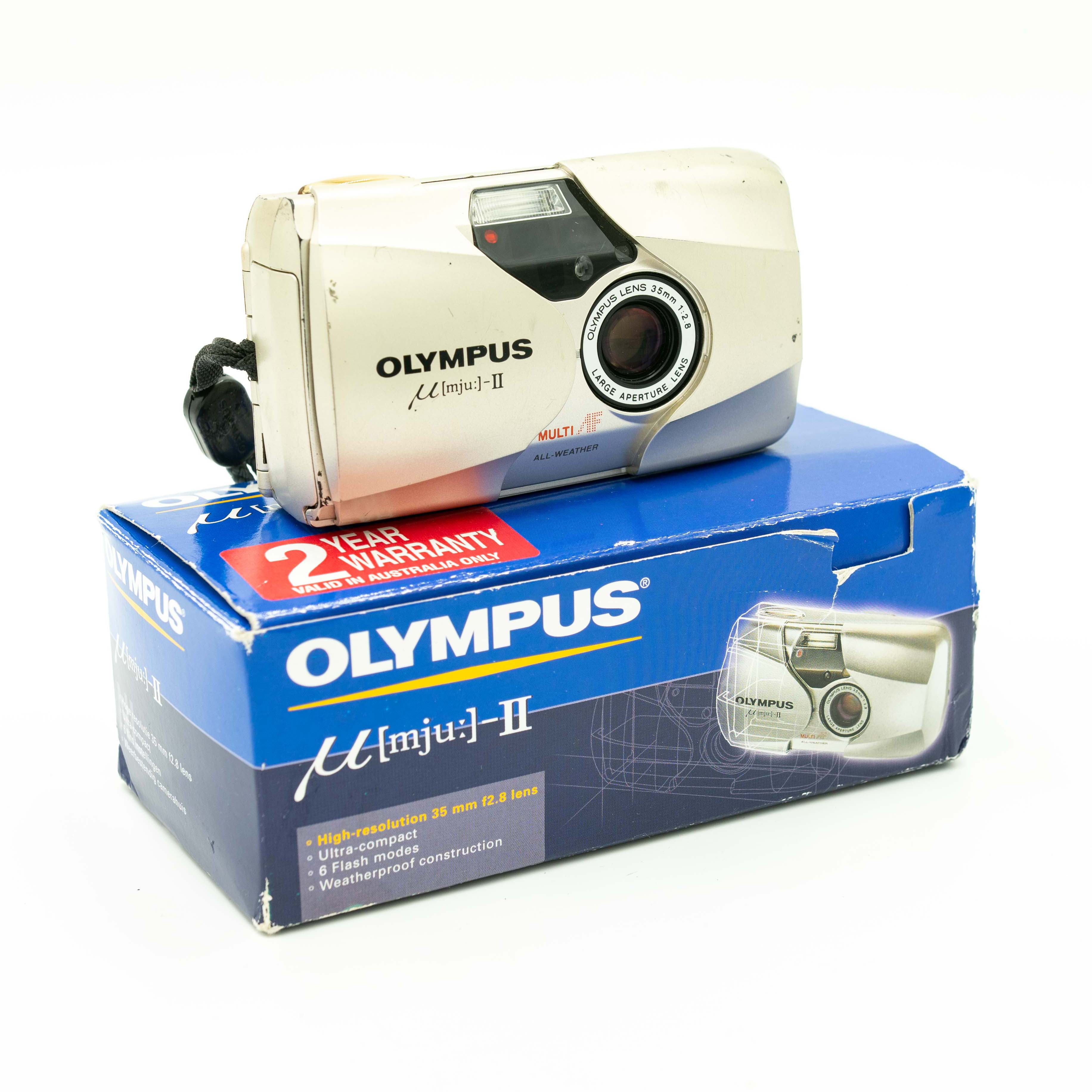 Olympus mjuII F/2.8 Boxed Australian Analog
