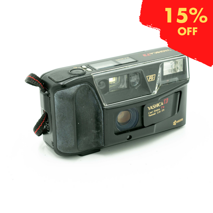 KYOCERA T SCOPE (輸出モデルYASHICA T3D) Kyocera T Scope Yashica T3 35mm Point & Shoot Film Camera | eBay